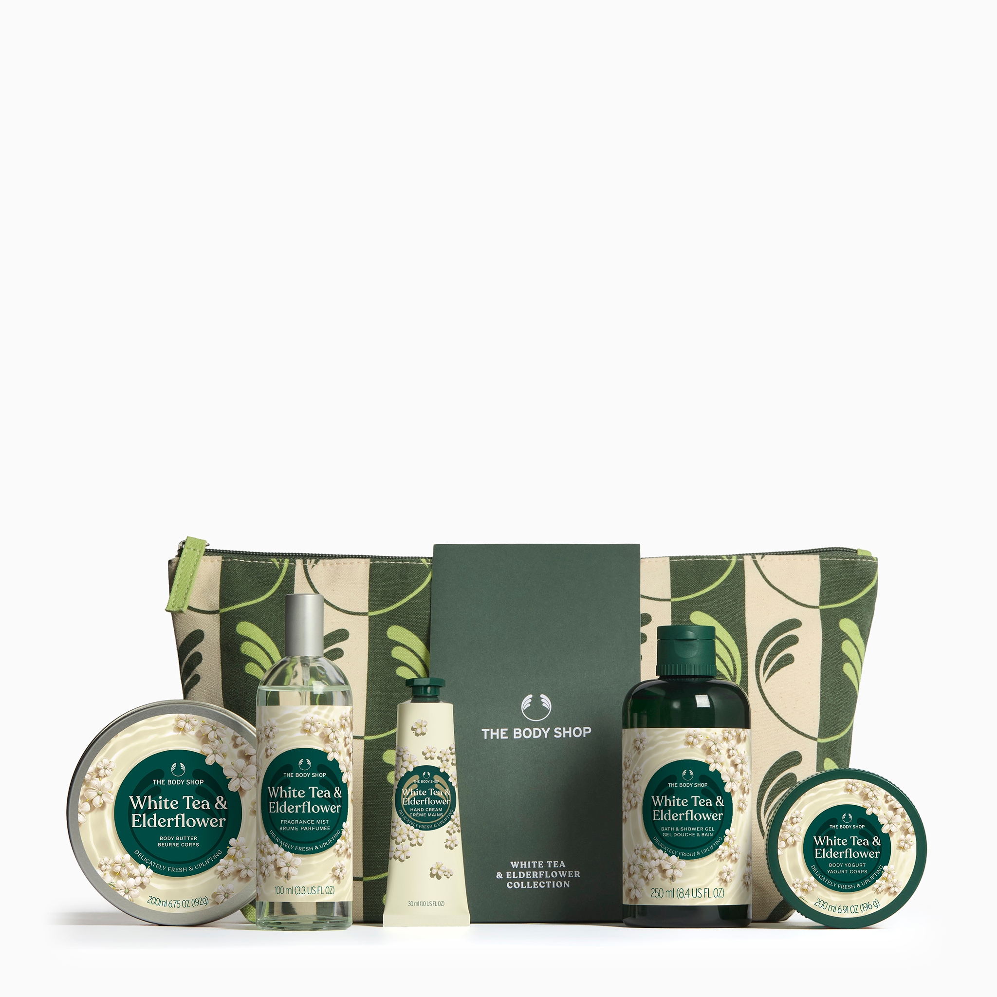 Set Deluxe për Dhuratë White Tea & Elderflower | The Body Shop Albania