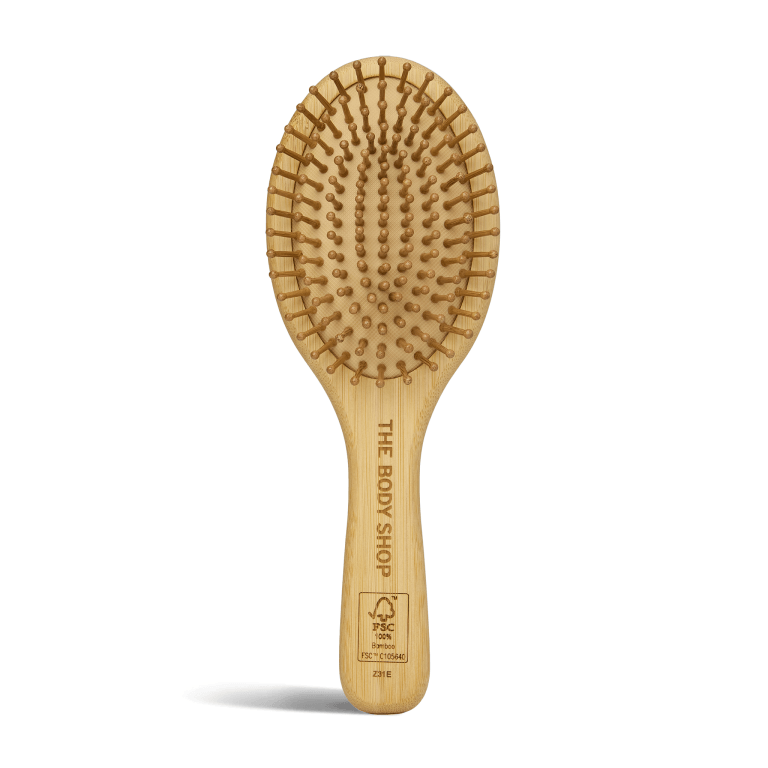 Krehër Oval me Bamboo për Flokët