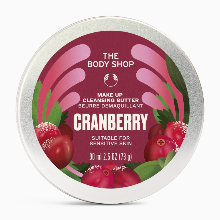 Gjalpë Pastrues për Make Up me Cranberry