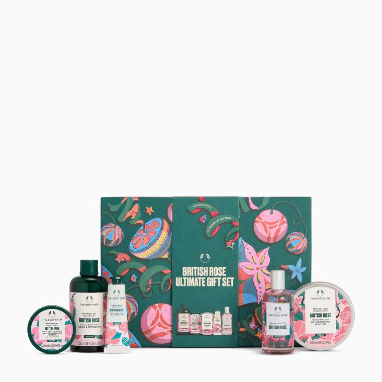 Set Deluxe për Dhuratë me Trëndafil Britanik