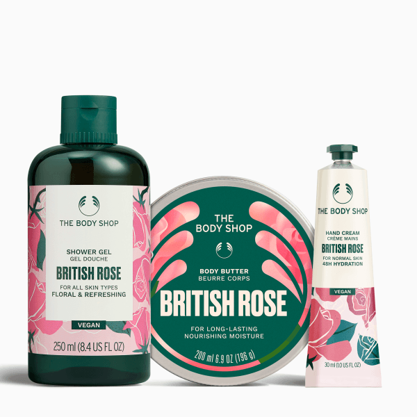Trëndafil Britanik - Rutina e Kujdesit të Trupit – The Body Shop